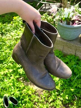 Frye Cara Roper Short Boot Leather